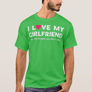 Camiseta Amo A Mi Novia Sí Me Compró Esto