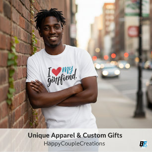 Camiseta Amo a mi novia -una expresión perfecta de amor