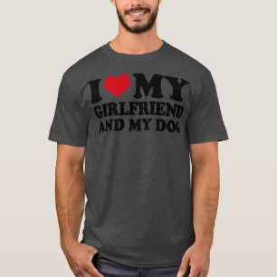 Camiseta Amo A Mi Novia Y A Mi Perro