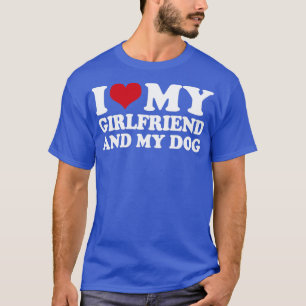Camiseta Amo A Mi Novia Y A Mi Perro1