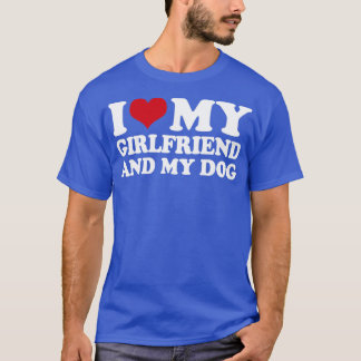 Camiseta Amo A Mi Novia Y A Mi Perro1