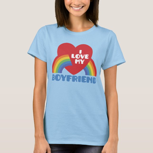 Camiseta Amo A Mi Novio (Anverso)