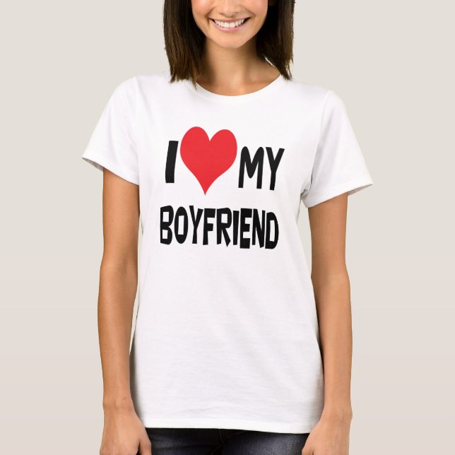 Camiseta Amo a mi novio (Anverso)