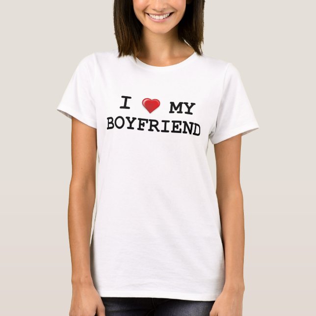 Camiseta Amo A Mi Novio (Anverso)