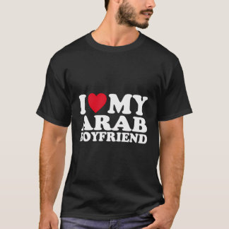 Camiseta Amo A Mi Novio Árabe Que Caliento A Mi Novio Árabe