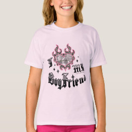 Camiseta Amo a mi novio - Cebra - DingusDesign 