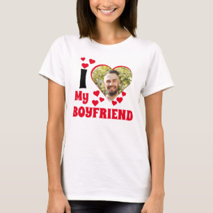 Camiseta Amo a mi novio con foto