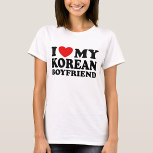 Camiseta Amo a mi novio coreano