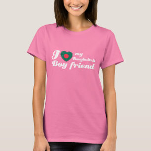 Camiseta Amo a mi novio de Bangladesh