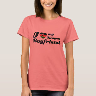 Camiseta Amo a mi novio del kenyan