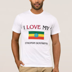 Camiseta Amo a mi novio etíope