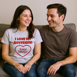 Camiseta Amo a mi novio Foto