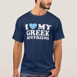 Camiseta Amo a mi novio griego
