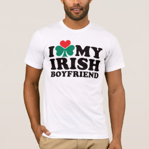 Camiseta Amo a mi novio irlandés