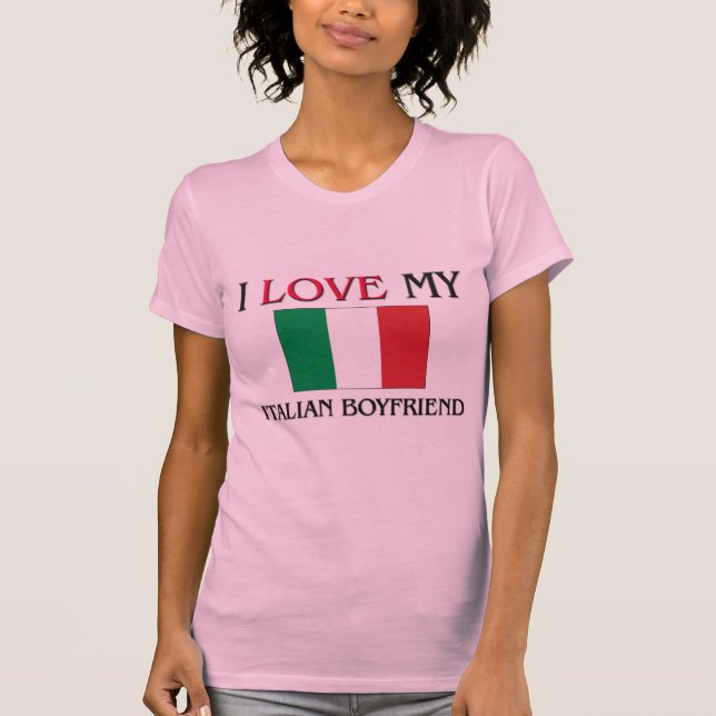 Camiseta Amo a mi novio italiano (Anverso)