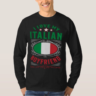 Camiseta Amo a mi novio italiano