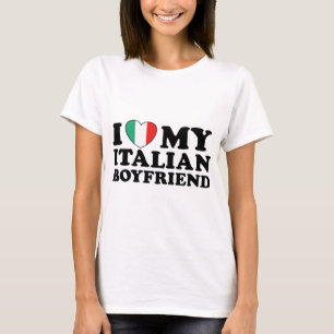 Camiseta Amo a mi novio italiano