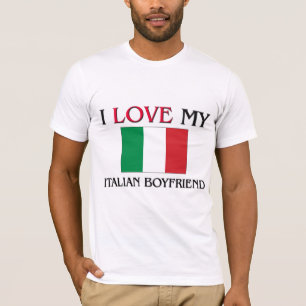 Camiseta Amo a mi novio italiano