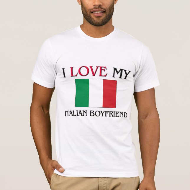 Camiseta Amo a mi novio italiano (Anverso)