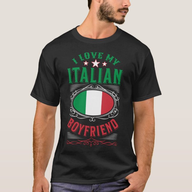 Camiseta Amo a mi novio italiano (Anverso)