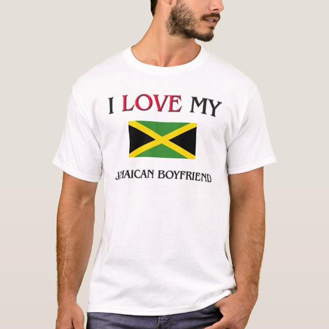 Camiseta Amo A Mi Novio Jamaiquino (Anverso)