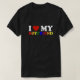 Camiseta Amo a mi novio LGBT Gay Boyfriend Cute LGBTQI (Diseño del anverso)
