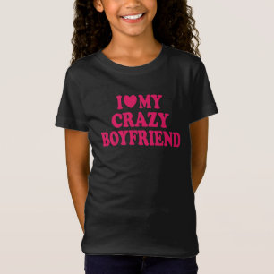 Camiseta Amo a mi novio loco