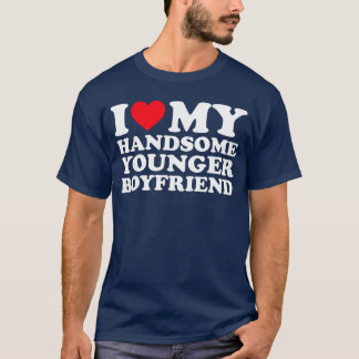 Camiseta Amo a mi novio más joven y guapo amigo BF