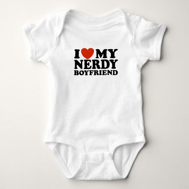 Camiseta Amo A Mi Novio Nerdy (Anverso)