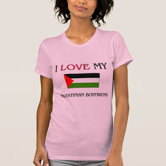 Camiseta Amo a mi novio palestino (Anverso)