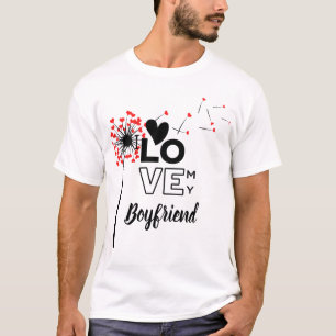Camiseta Amo a mi NOVIO - Personalizado personalizado moder