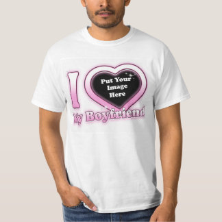 Camiseta Amo a mi novio, Personalizado Valentine T-Shirt 20