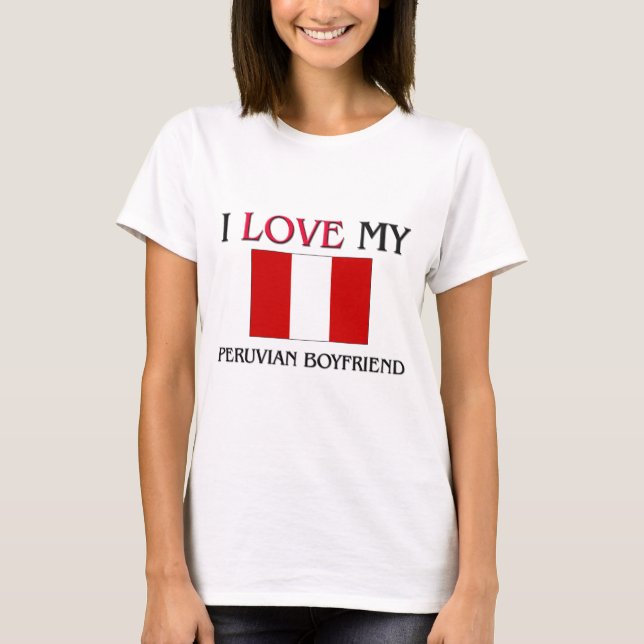 Camiseta Amo a mi novio peruano (Anverso)
