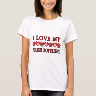 Camiseta Amo a mi novio polaco