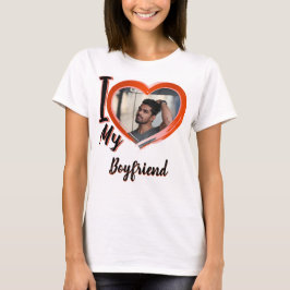 Camiseta Amo a mi novio _regalo personalizado T-Shirt