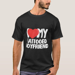Camiseta Amo a mi novio tattooed