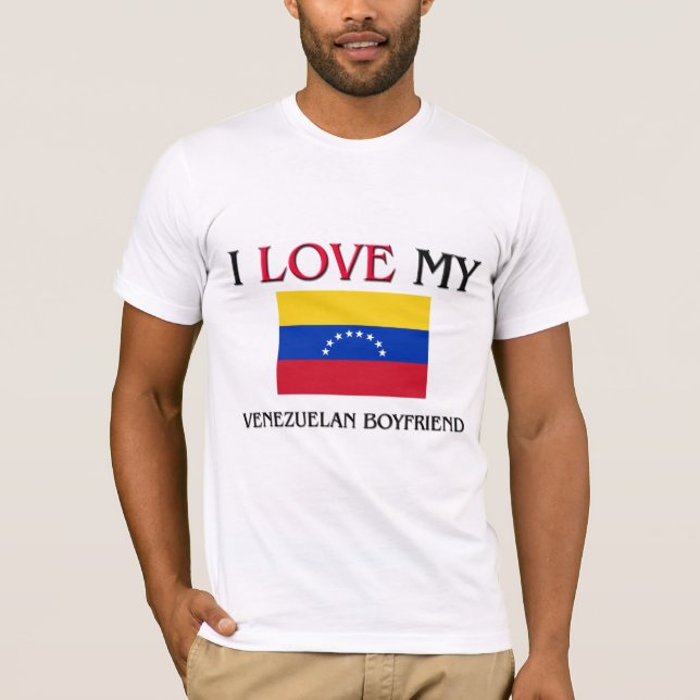 Camiseta Amo a mi novio venezolano (Anverso)