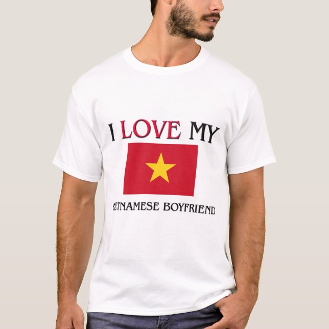 Camiseta Amo a mi novio vietnamita (Anverso)