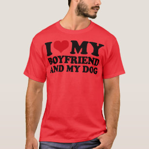 Camiseta Amo A Mi Novio Y A Mi Perro