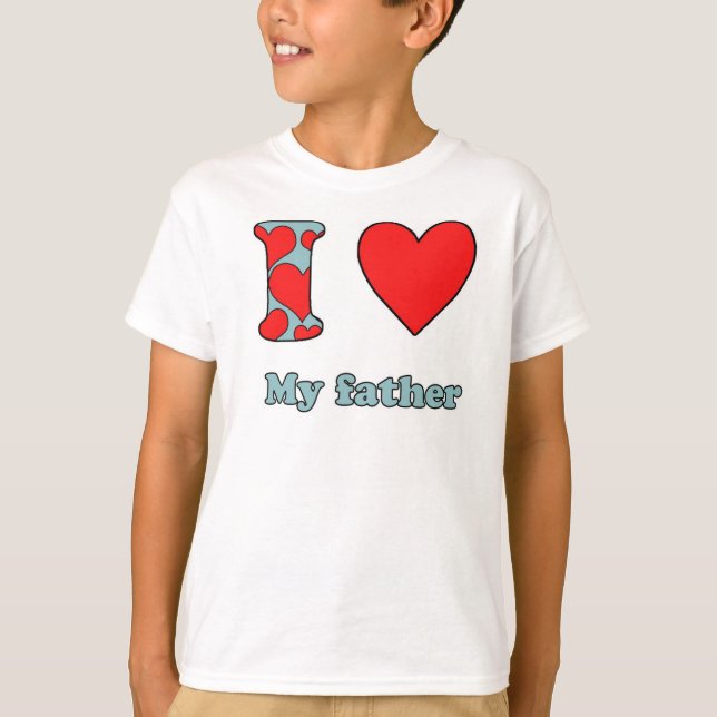 Camiseta Amo a mi padre (Anverso)