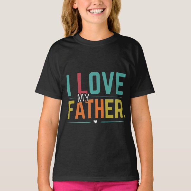 Camiseta Amo a mi padre (Anverso)