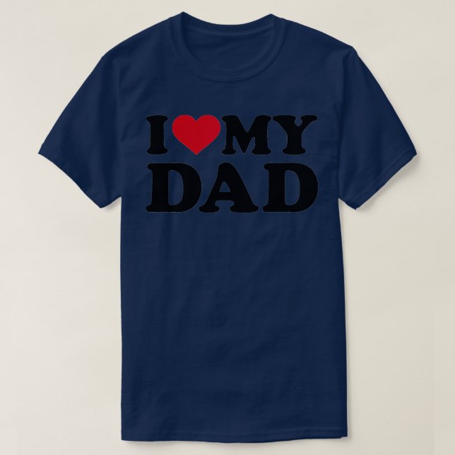 Camiseta Amo a mi padre (1) (Diseño del anverso)
