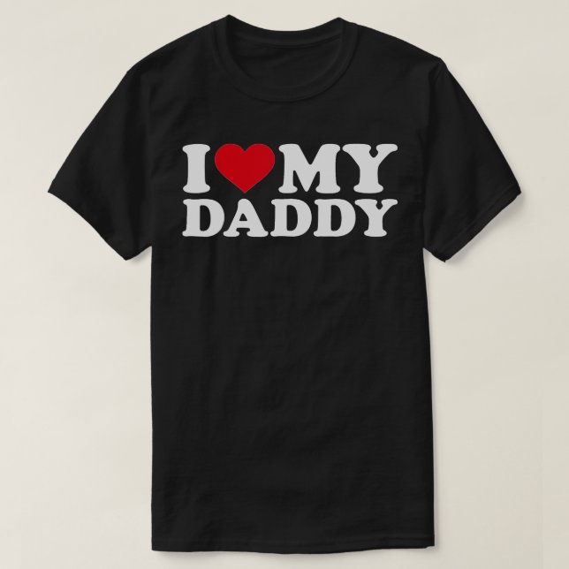 Camiseta Amo a mi papá (Diseño del anverso)