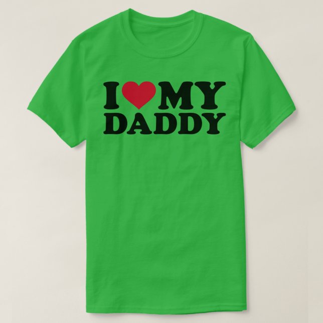 Camiseta Amo a mi papá (Diseño del anverso)