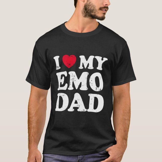 Camiseta Amo A Mi Papá Emo (Anverso)