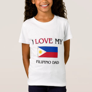 Camiseta Amo a mi papá filipino