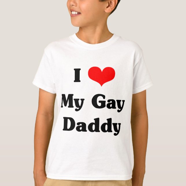 Camiseta Amo a mi papá gay (Anverso)