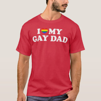 Camiseta Amo a mi papá gay vintage
