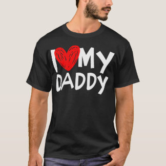 Camiseta Amo a mi papá Me encanta mi