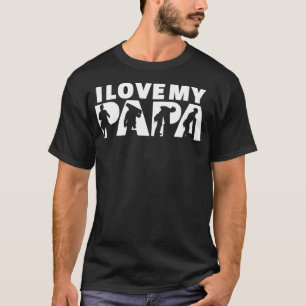 Camiseta Amo a mi papá Roofer Mejor Papá